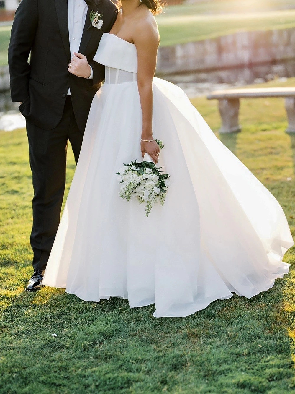 Wtoo by Watters Lilibet Strapless Wedding Gown